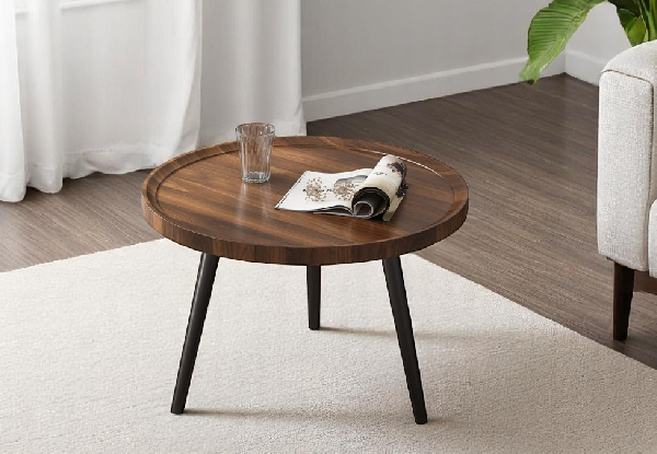 Minimalist Round Coffee Table - Available in Three Colours