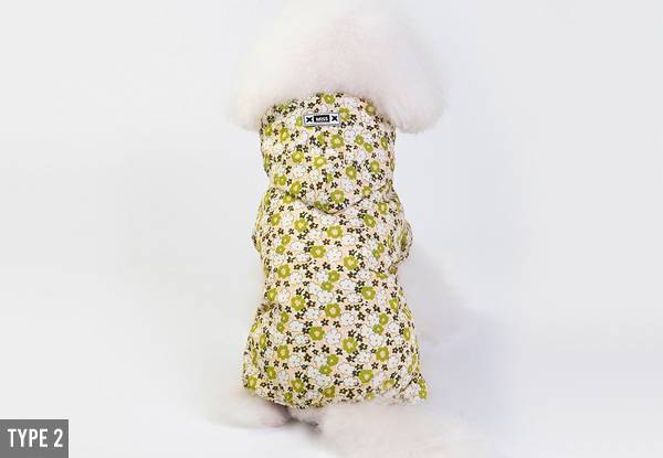 Small Pet Raincoat - Three Styles & Four Sizes Available