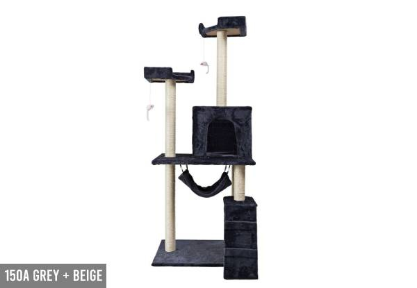 Cat Tree Range - Four Styles & Three Colours Available