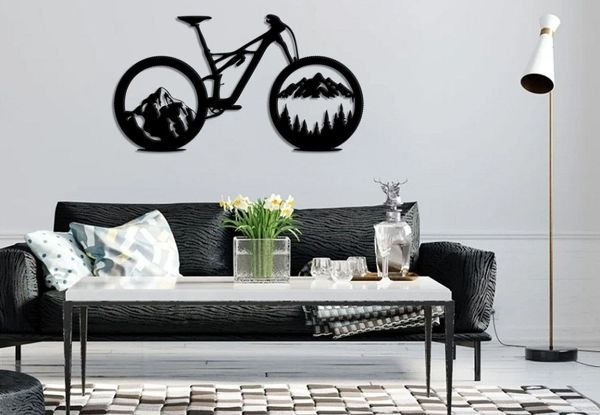 Mountain Forest Bike Wall Decor - Option for Two-Pack