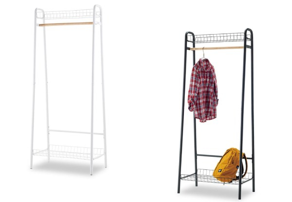 Clothes Rack With Shelves Grabone Nz, Wooden Laundry Rack Nz