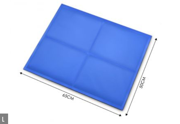 Dog Cool Pad Cooling Gel Mat - Four Sizes Available