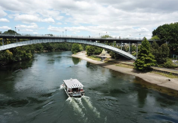 Friday or Saturday BBQ Dinner Return Cruise for Two People on The Waikato River Explorer