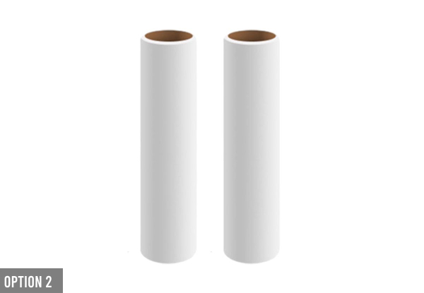 Sticky Lint Roller with Five Roller Refills - Option for Two Extra Roller Refills