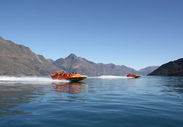 60-Minute Jet Boat Ride for One Person incl. Photo - Options for up to Eight People or Family Pass Available