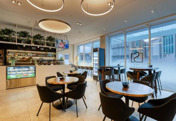 One-Night Central Christchurch Stay at Wyndham Garden Christchurch for Two People in a King Room incl. Daily Cooked Breakfast, Welcome Drink & Late Check-Out - Option for Two-Night Stay
