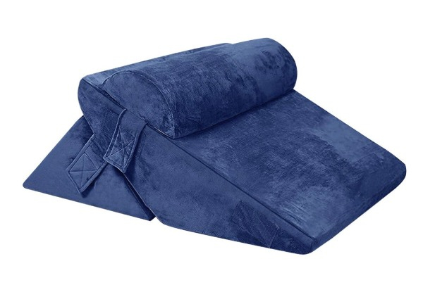 Bed Memory Foam Wedge Pillow Set - Three Colours Available