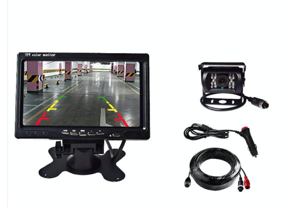 Rearview Reversing Camera with Seven LCD Reversing Monitor Set - Option for Two