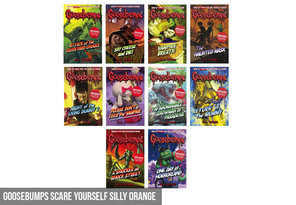 10-Book Goosebumps Scare Yourself Silly Set - Three Options Available