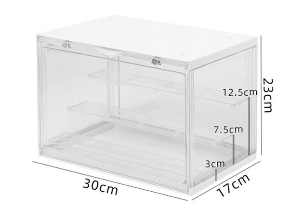 Acrylic Display Case for Mini Action Figures - Two Colours Available