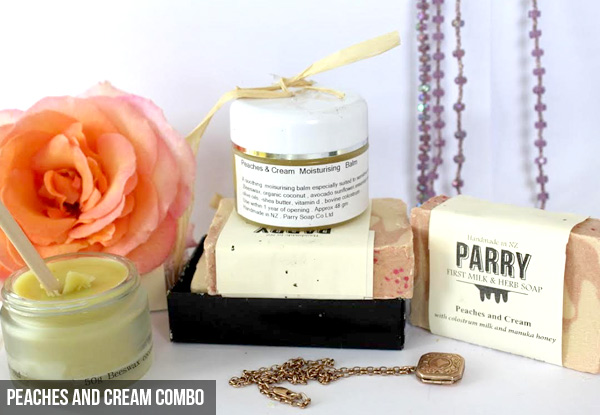 Two-Pack of Handcrafted NZ Made Soaps with Matching Balm - Six Scents Available