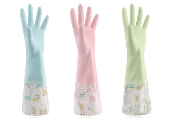 Water-resistant Household Fleece Gloves - Two Styles, Three Colours & Three Sizes Available