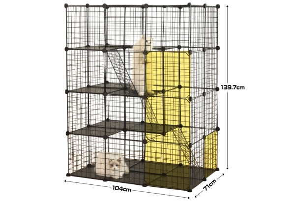 Four-Tier Petscene DIY Pet XL Enclosure Cage