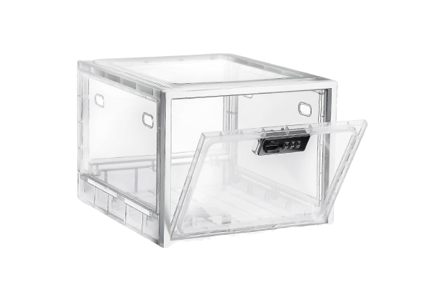 Fridge Snack Storage Box with Lock Combination Code
