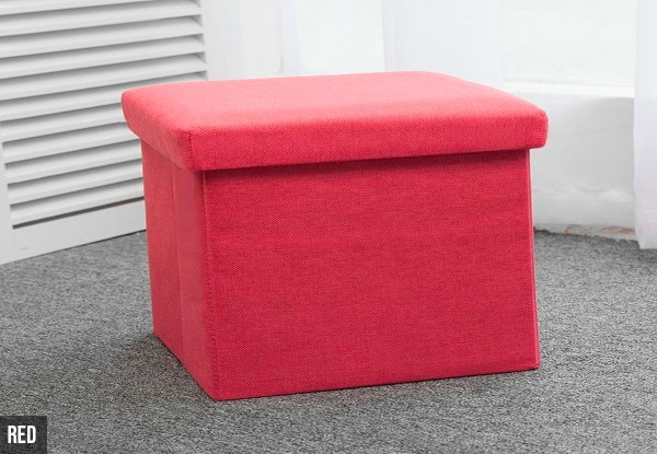 Square Linen Folding Home Storage Multifunctional Box - Five Colours Available with Free Delivery