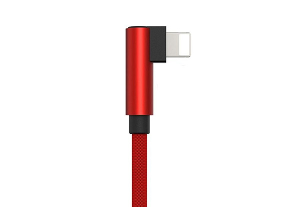 Three-in-One L Shaped Magnetic Data Cable
