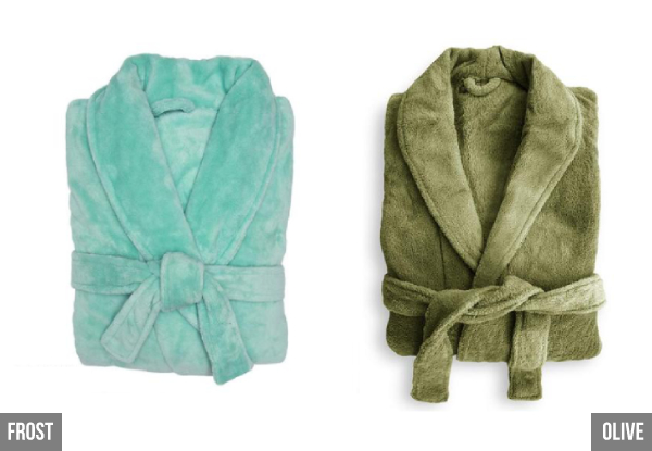 Plush Robes Range - Ten Colours & Three Sizes Available