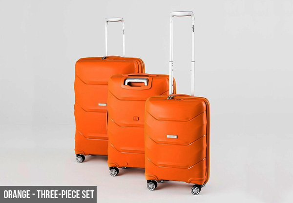 From $169 for Topp Treo Luggage Available in Three Colours & Three Sizes incl. 10 Year Warranty (value up to $807)