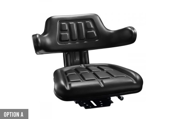 Fully Adjustable Tractor or Forklift Seat - Two Options Available
