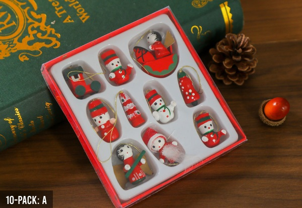 Christmas Tree Ornament Set - Seven Options Available