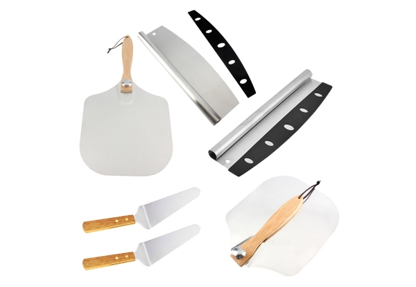 Pizza Spatula Peel Set with Foldable Wooden Handle - Option for Two-Pack