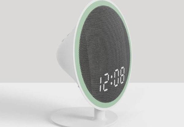 White Noise Machine with Bluetooth, 39 Soothing Sounds, LED Night Light & Clock Display - Three Colours Available