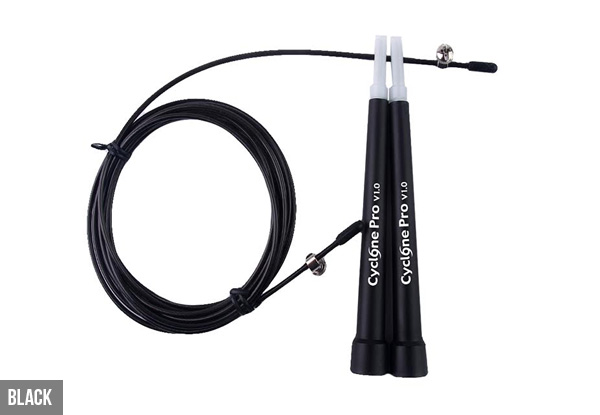 Speed Skipping Rope - Eight Colours Available with Training Guide
