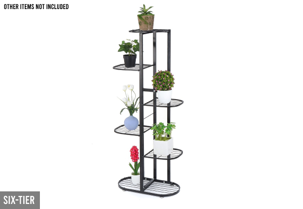Tiered Metal Flower Pot Stand - Three Sizes Available