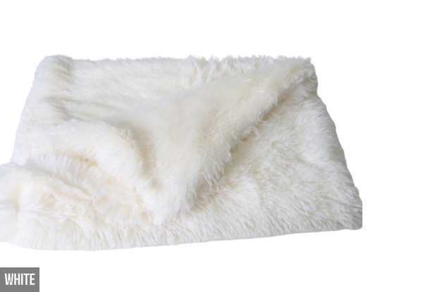 Plush Pet Blanket - Seven Colours & Three Sizes Available with Free Delivery