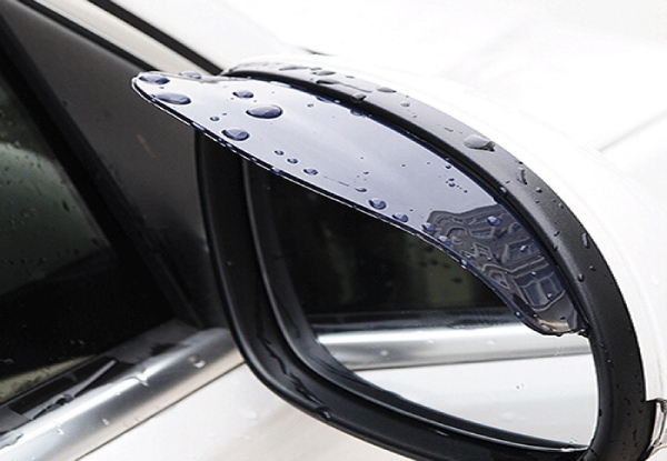 Two-Pack Car Side Rear View Mirror Rain Eyebrow - Two Colours Available