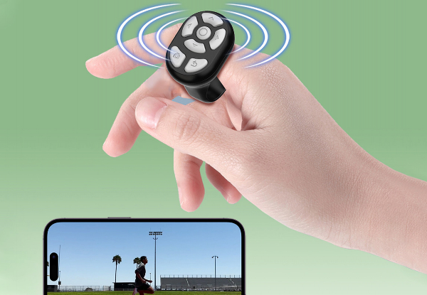 Two-in-One Bluetooth Remote Control Page Turner Ring - Available in Two Colours & Option for Two-Pack