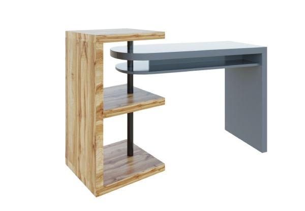 Marseille Desk with Shelves