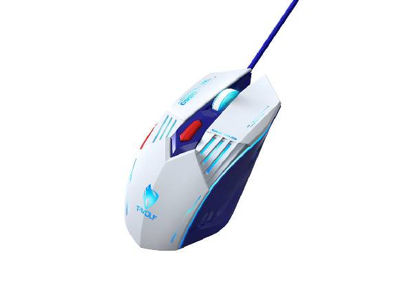 T-Wolf G560 Wired Gaming Mouse with RGB Lighting