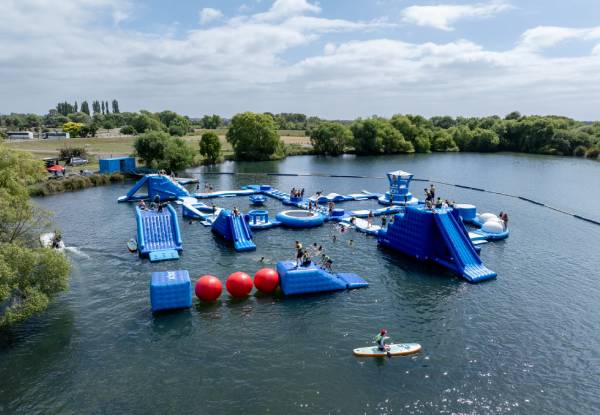 Anytime Aquapark Pass for One Adult - Options for Child or Family Pass & Double Sessions Available - Valid from Opening Day 30th November