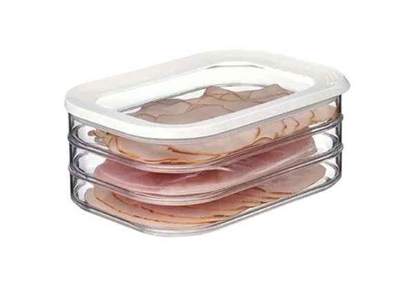 Three-Layer Refrigerator Food Storage Container - Option for Two-Pack