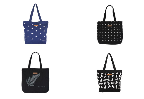 New Zealand Themed Zip Bag - Four Colours Available