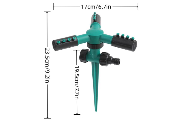 Two-Pack Automatic Garden Lawn Watering Sprinkler