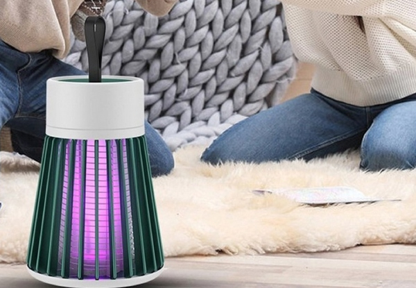 USB Portable Mosquito Lamp - Available in Two Colours & Option for Two-Pack