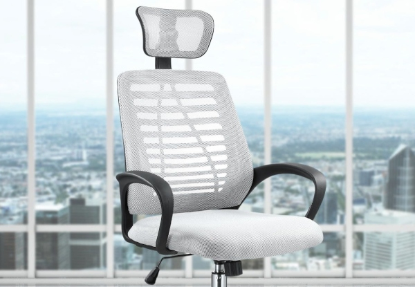 Mesh Back Executive Office Chair with Breathable Cushion & Armchairs - Two Colours Available