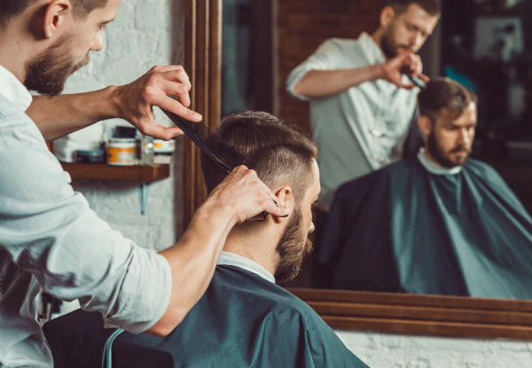 Men's Scissor & Clipper Cut incl. a Three-Minute Oil Head Massage - Option to incl. a Beard Trim