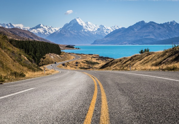 Guided Full Day Tour of Aoraki (Mount Cook) from Queenstown for One Adult incl. Hotel Pick Up & Drop Offs, Regional Highlights Tour, Mt Cook Village Tour, Refreshments, Snacks & More - Option for Child or Infant