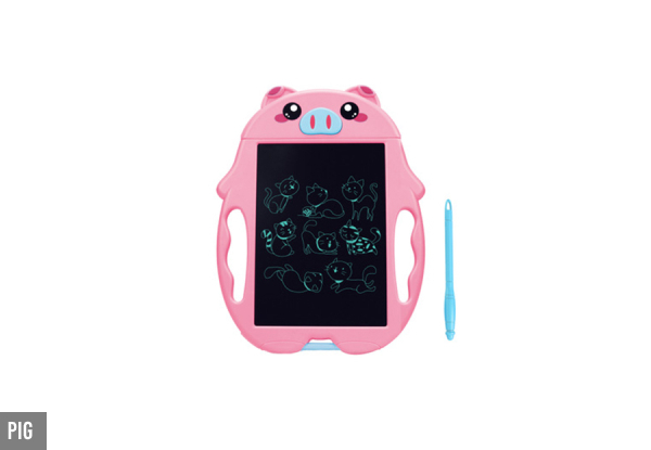 Kids LCD Writing Tablet - Two Styles & Three Colours Available