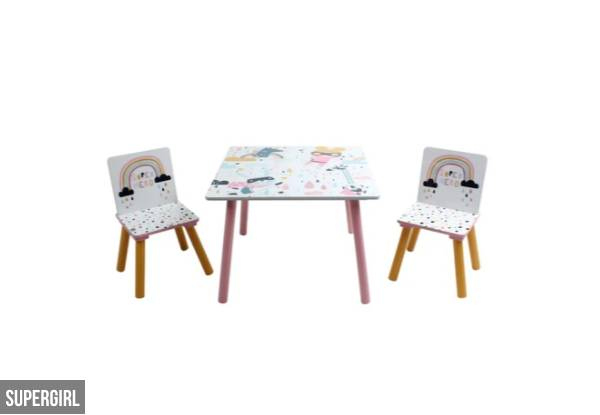 Kids Table & Chair Set - Two Options Available
