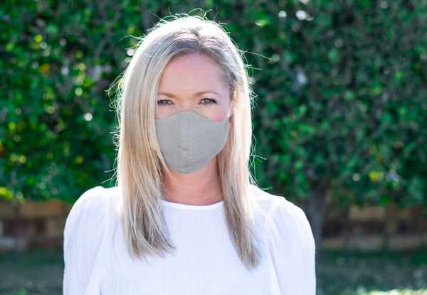 Kind Face Washable Linen Facemask - Three Sizes Available