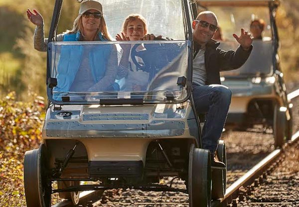 Five-Tunnel Rail Cart Tour for Two Adults - Option for a Family Pass
