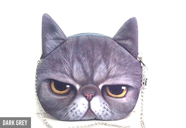 Cat Crossbody Bag - Four Colours Available with Free Delivery