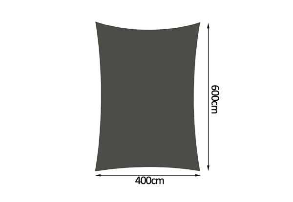 Water-Resistant Shade Sail with Two Colours & Eight Sizes Available