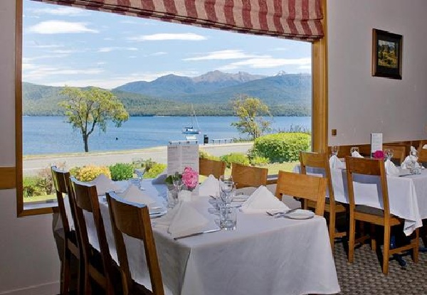 Two-Night Te Anau Stay in a Standard Room for Two People incl. a $20 Food & Beverage Voucher, Daily Continental Breakfast, WiFi & Late Checkout - Options for Three Nights
