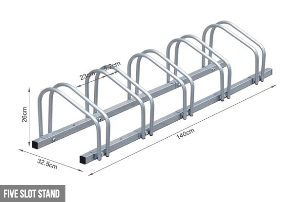 Four Slot Bike Rack - Options for Five Slot Rack or Six Slot Rack Available