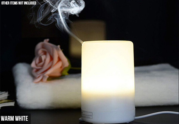 Colourful LED Aroma Diffuser - Two Options Available